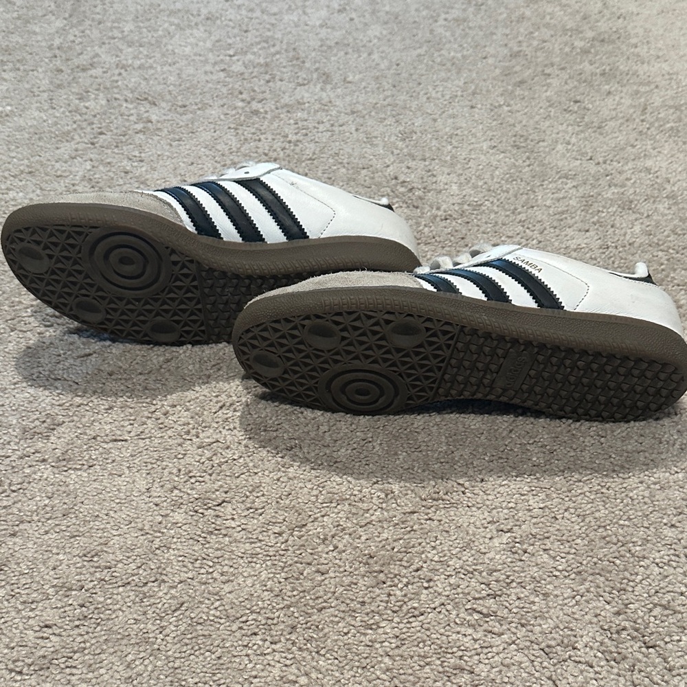 adidas White Sneakers with Black Stripes - Picture 4 of 5